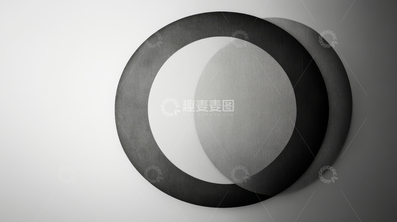 高清大图下载【趣麦麦图】黑白相间的圆形艺术图案