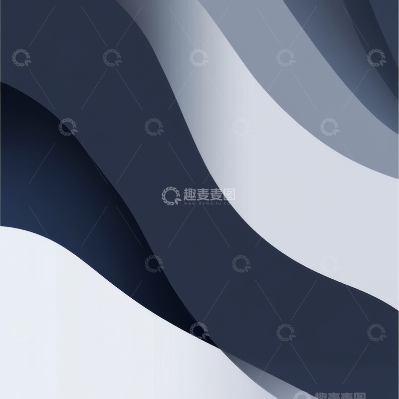 高清大图下载【趣麦麦图】灰色渐变波浪抽象背景