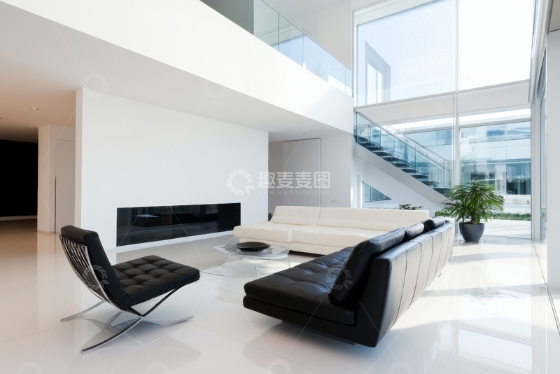 高清大图下载【趣麦麦图】现代简约客厅设计