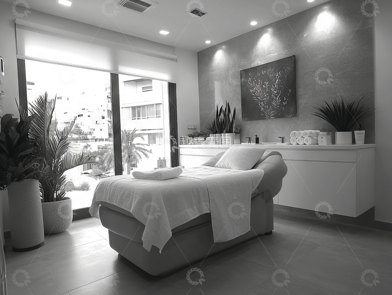 高清大图下载【趣麦麦图】现代简约风格的按摩治疗室