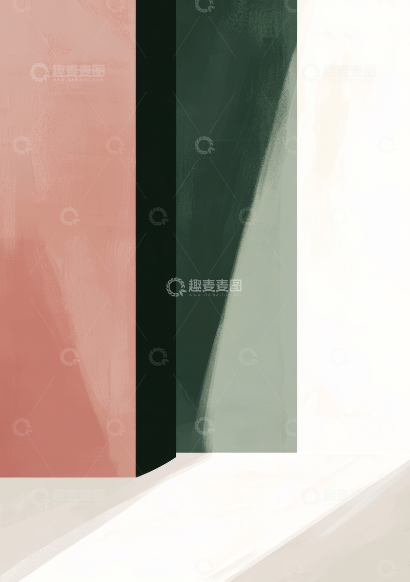 高清大图下载【趣麦麦图】抽象色块组合艺术