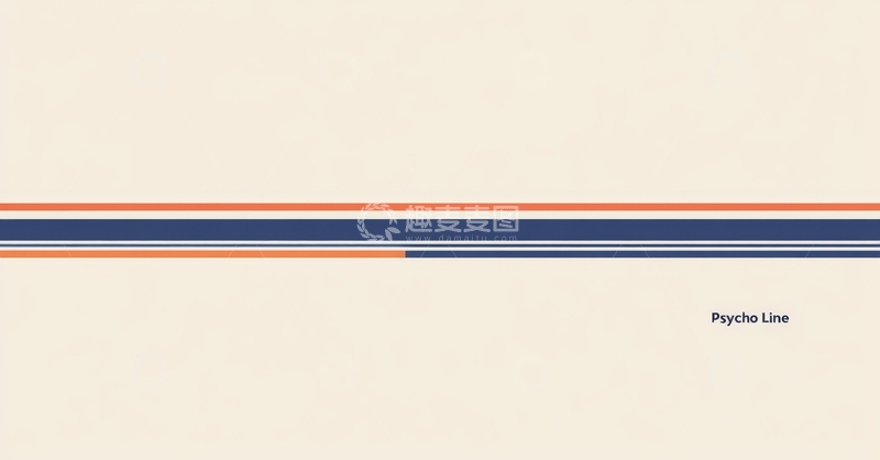 高清大图下载【趣麦麦图】彩色线条与文字的简约设计