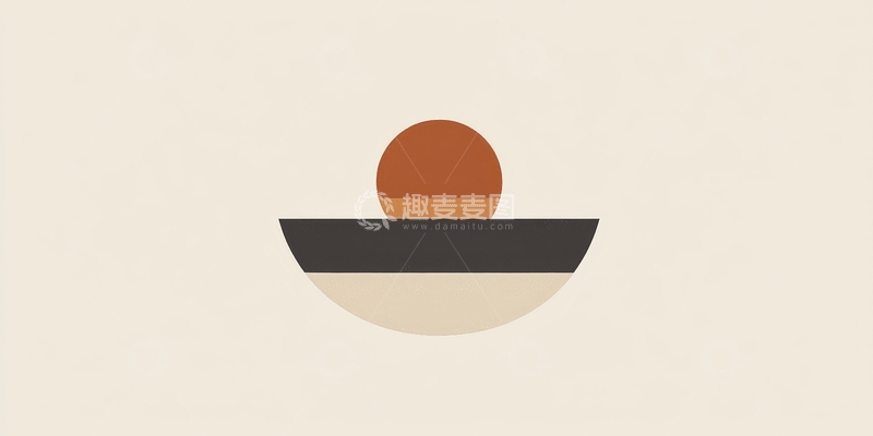 高清大图下载【趣麦麦图】抽象几何图形组合