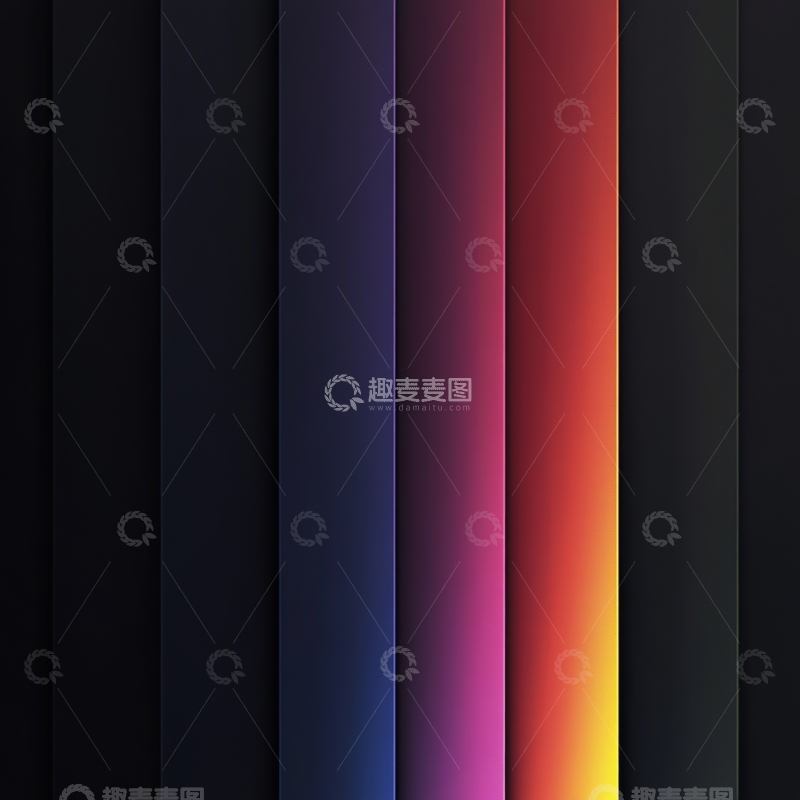 高清大图下载【趣麦麦图】-渐变色彩条纹背景