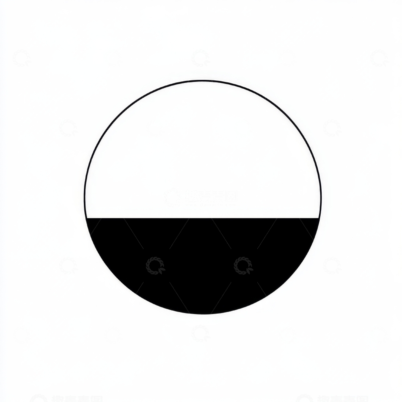 高清大图下载【趣麦麦图】黑白相间圆形图案