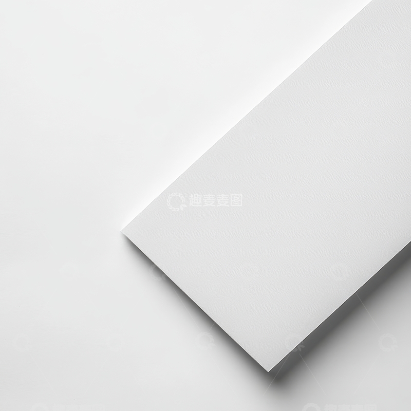 高清大图下载【趣麦麦图】简洁白色纸张斜角摆放