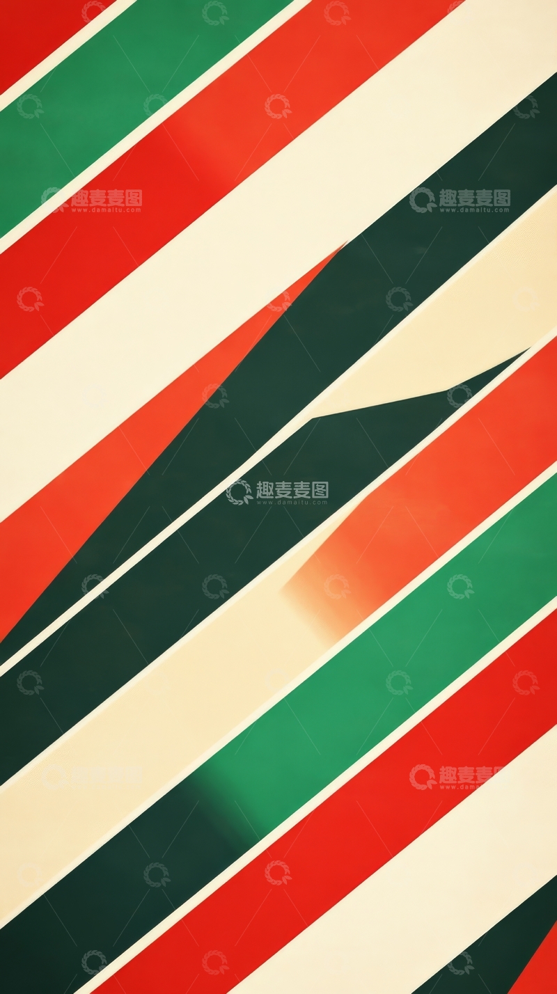 高清大图下载【趣麦麦图】-斜向条纹的色彩组合