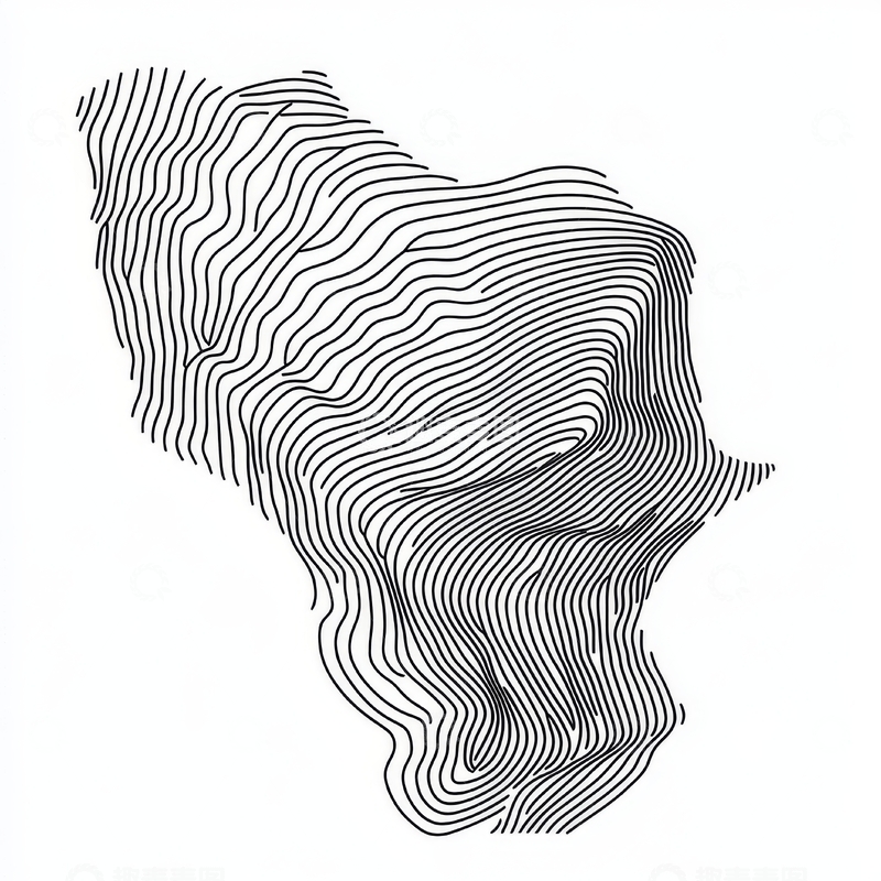 高清大图下载【趣麦麦图】线条构成的抽象图形