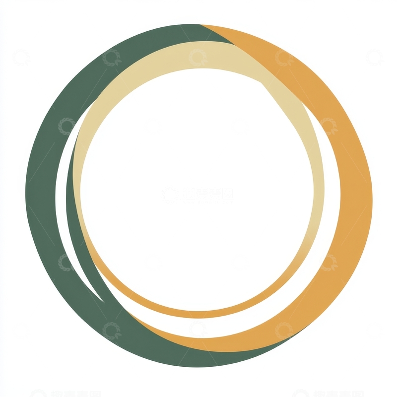 高清大图下载【趣麦麦图】双色交织圆环图案