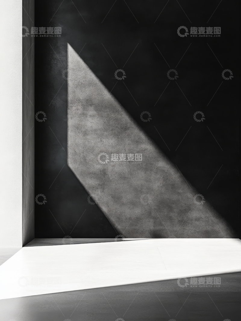 高清大图下载【趣麦麦图】光影交错的室内角落