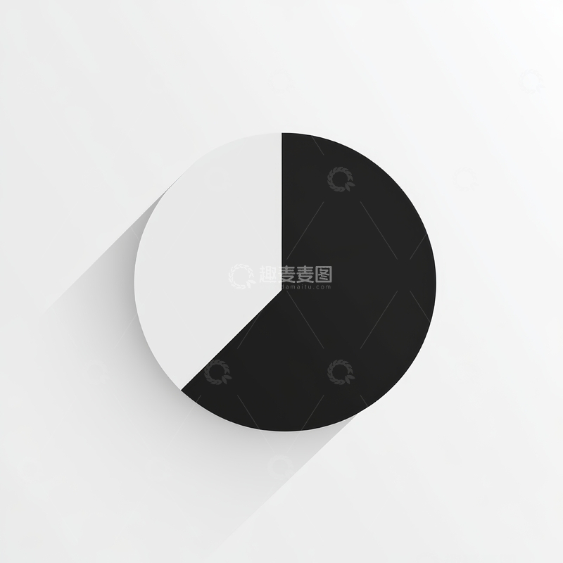 高清大图下载【趣麦麦图】黑白对比的圆形图案