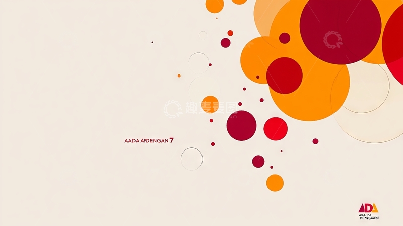 高清大图下载【趣麦麦图】色彩斑斓的圆形图案设计