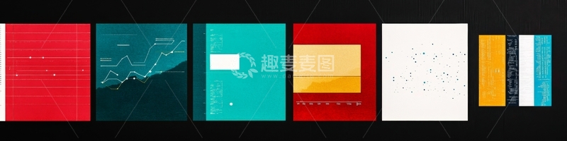 高清大图下载【趣麦麦图】多彩图表与数据展示