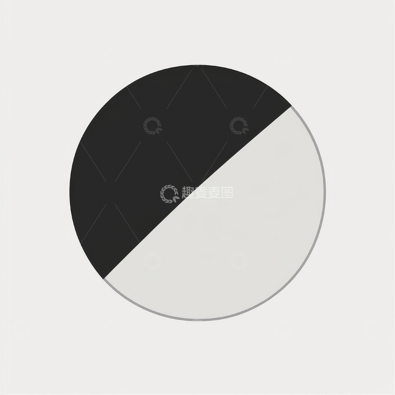 高清大图下载【趣麦麦图】黑白相间圆形图案