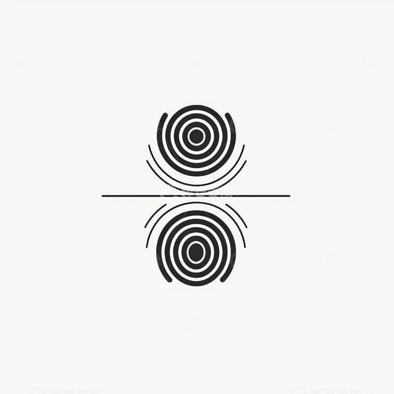 高清大图下载【趣麦麦图】对称螺旋图案设计