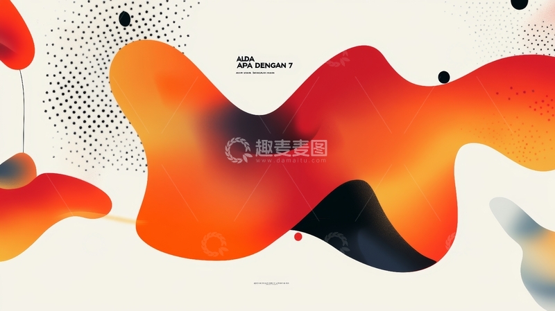 高清大图下载【趣麦麦图】抽象流体艺术设计