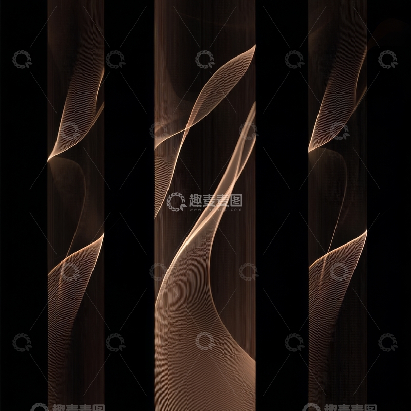 高清大图下载【趣麦麦图】抽象烟雾线条艺术背景