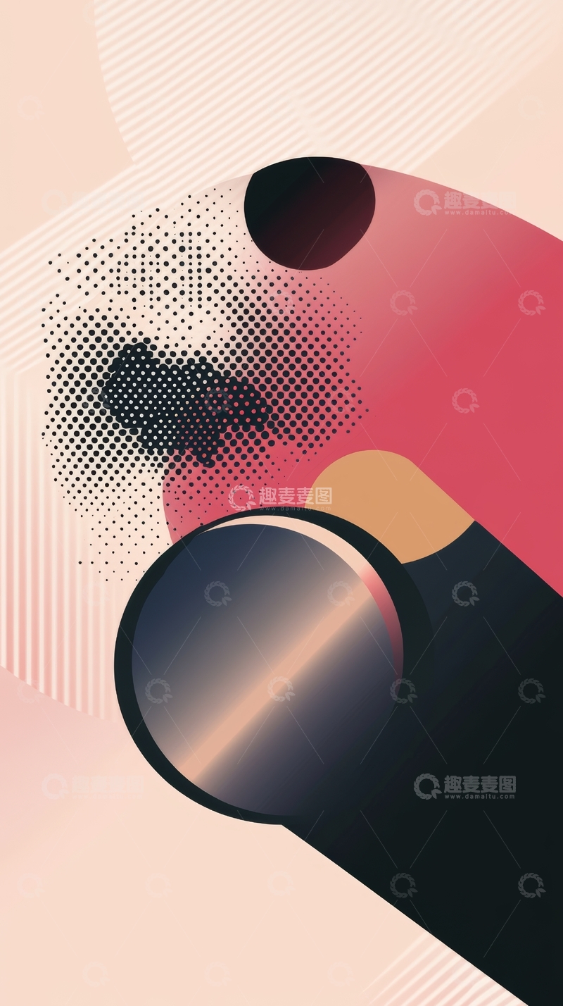 高清大图下载【趣麦麦图】抽象几何与光影的现代艺术