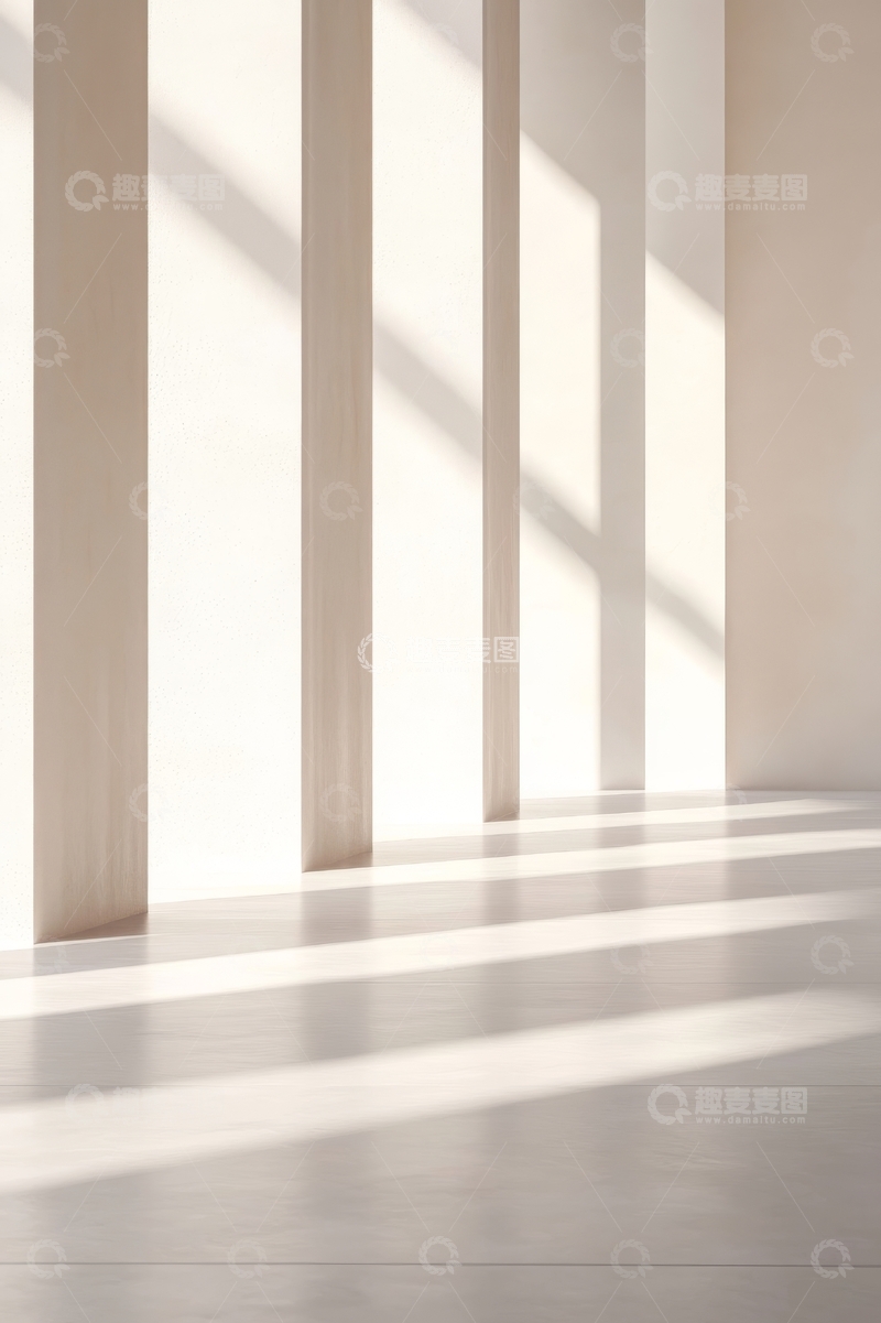 高清大图下载【趣麦麦图】光影交错的室内空间