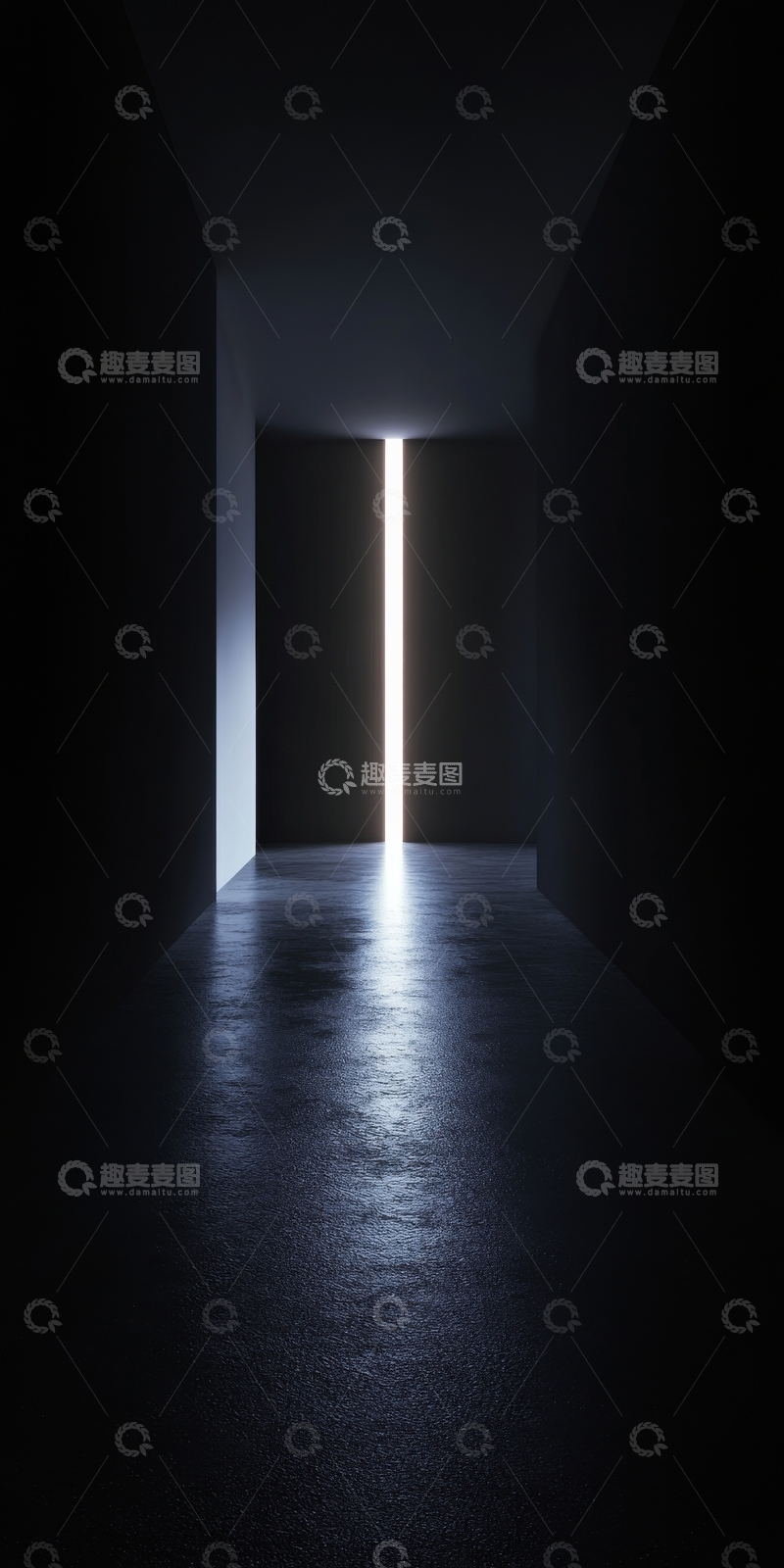 高清大图下载【趣麦麦图】黑暗走廊尽头的明亮光线