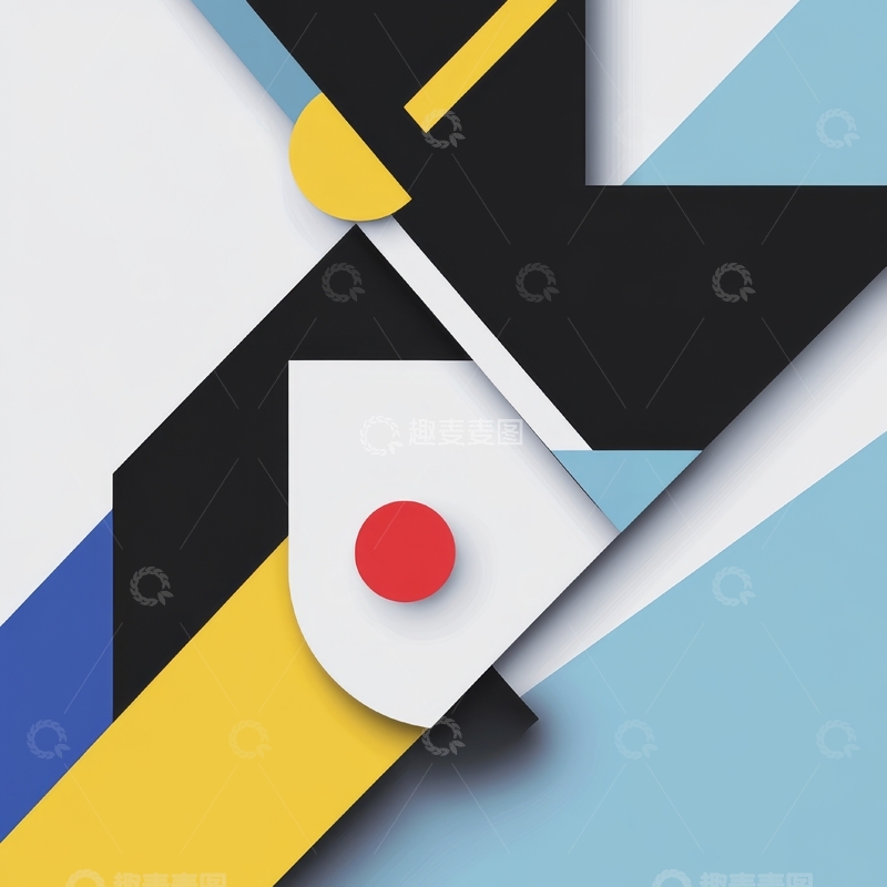 高清大图下载【趣麦麦图】几何图形的抽象艺术组合