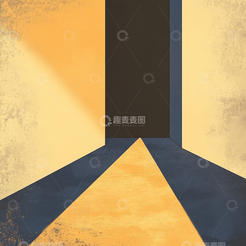 高清大图下载【趣麦麦图】光影交错的走廊