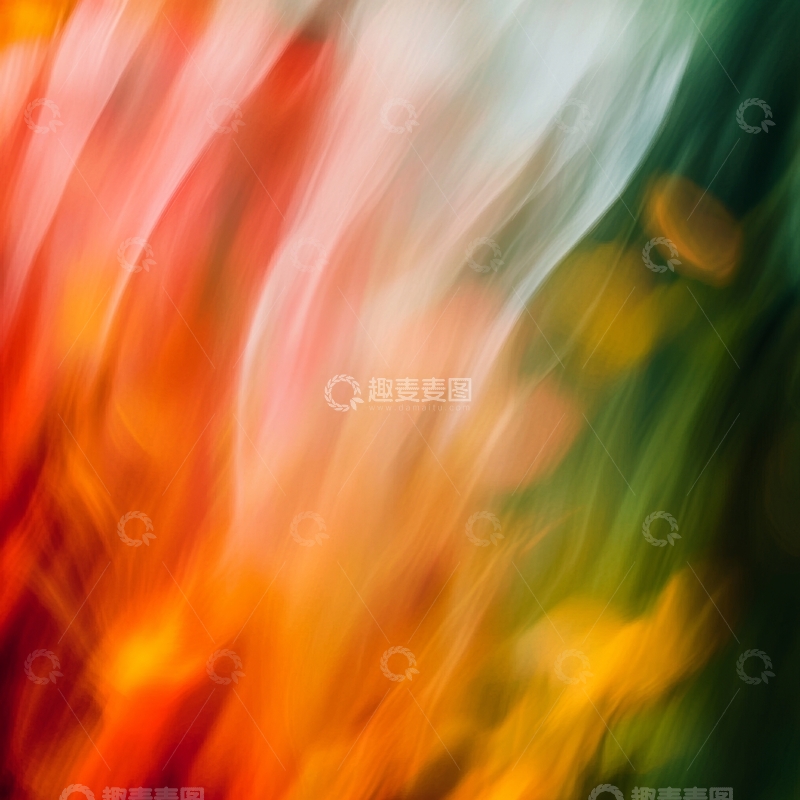 高清大图下载【趣麦麦图】色彩斑斓的抽象模糊背景