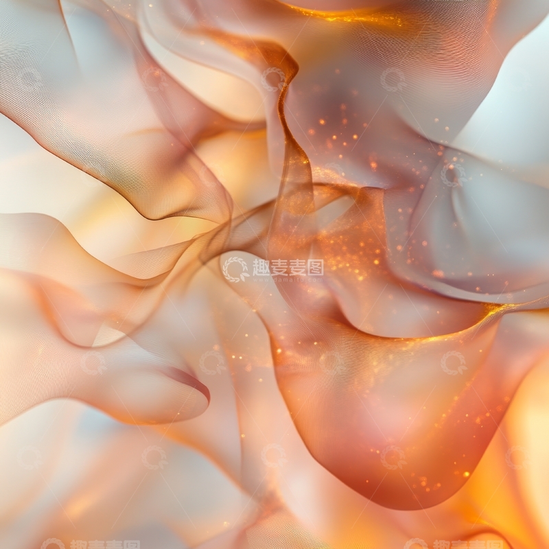 高清大图下载【趣麦麦图】流动的光影与色彩交织