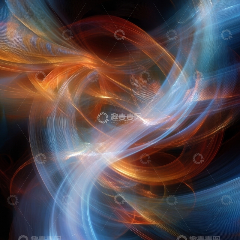 高清大图下载【趣麦麦图】光影交织的抽象艺术图案