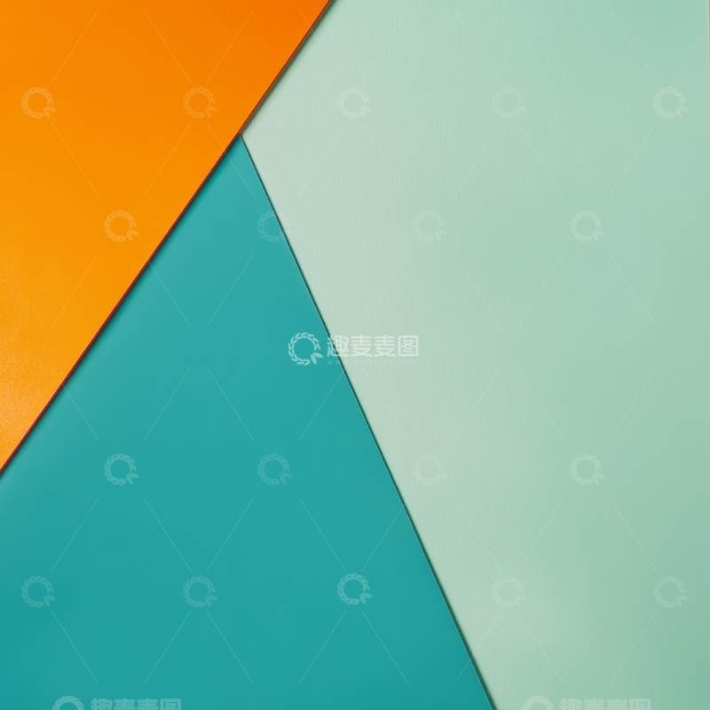 高清大图下载【趣麦麦图】几何色块拼接背景