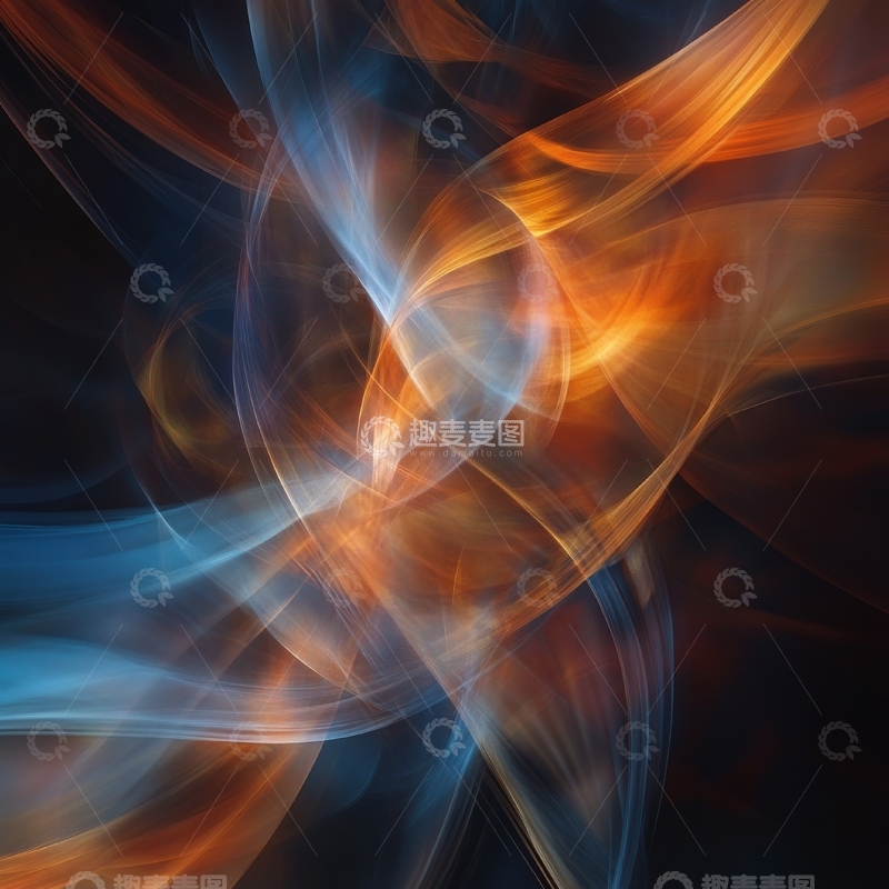 高清大图下载【趣麦麦图】流光溢彩的抽象艺术图案