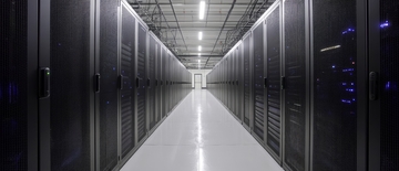 数据中心服务器机房内部