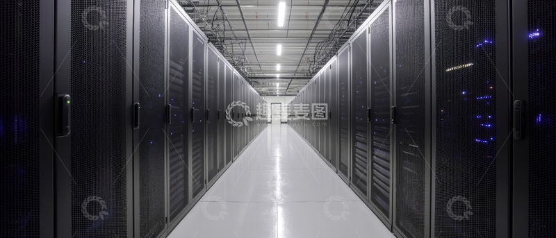高清大图下载【趣麦麦图】数据中心服务器机房内部