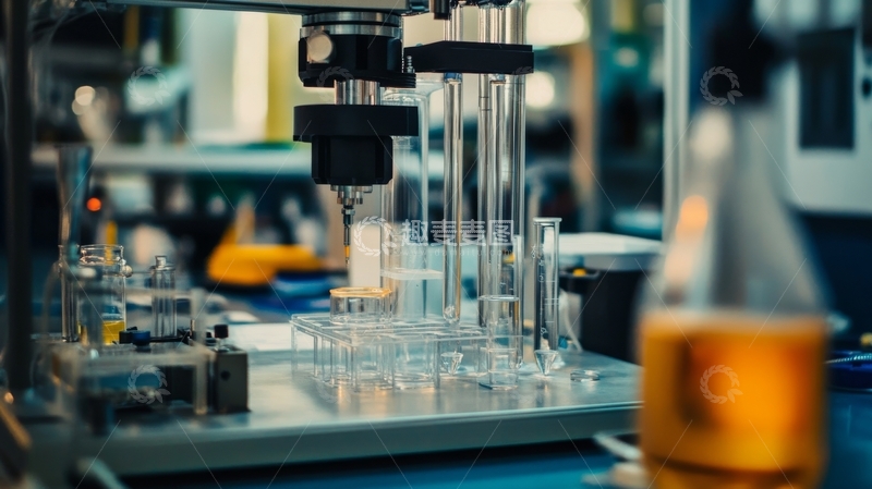 高清大图下载【趣麦麦图】实验室自动化设备操作场景