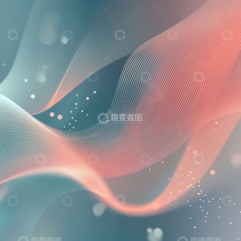 高清大图下载【趣麦麦图】流线型色彩渐变抽象背景