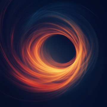 旋转的火焰漩涡