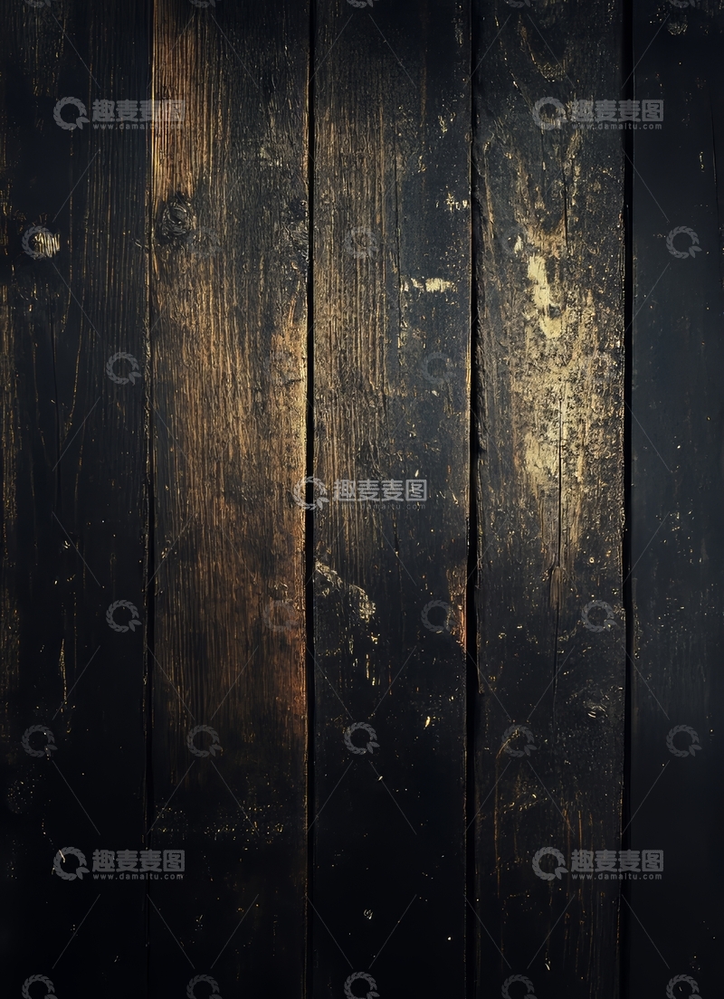 高清大图下载【趣麦麦图】深色木质纹理背景