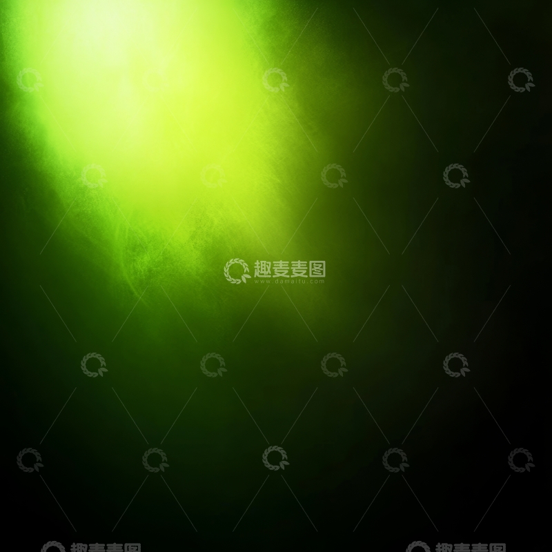 高清大图下载【趣麦麦图】绿色光晕的抽象背景