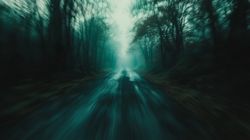 幽暗森林中的神秘小径