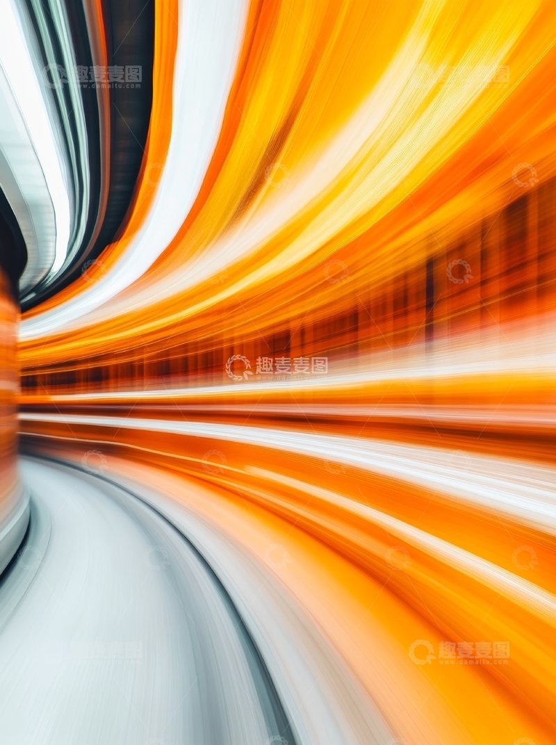 高清大图下载【趣麦麦图】高速列车内部动态模糊效果