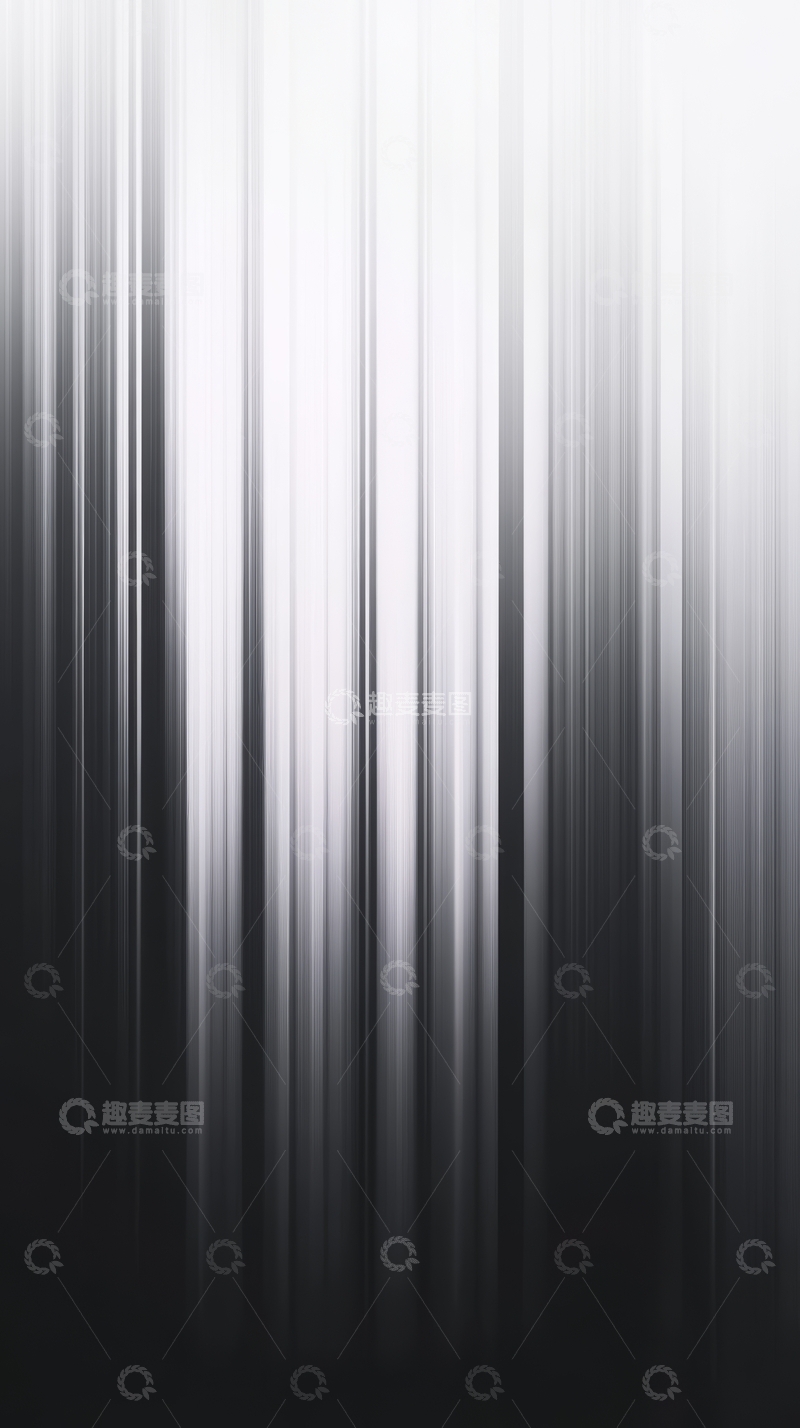 高清大图下载【趣麦麦图】黑白渐变垂直线条背景