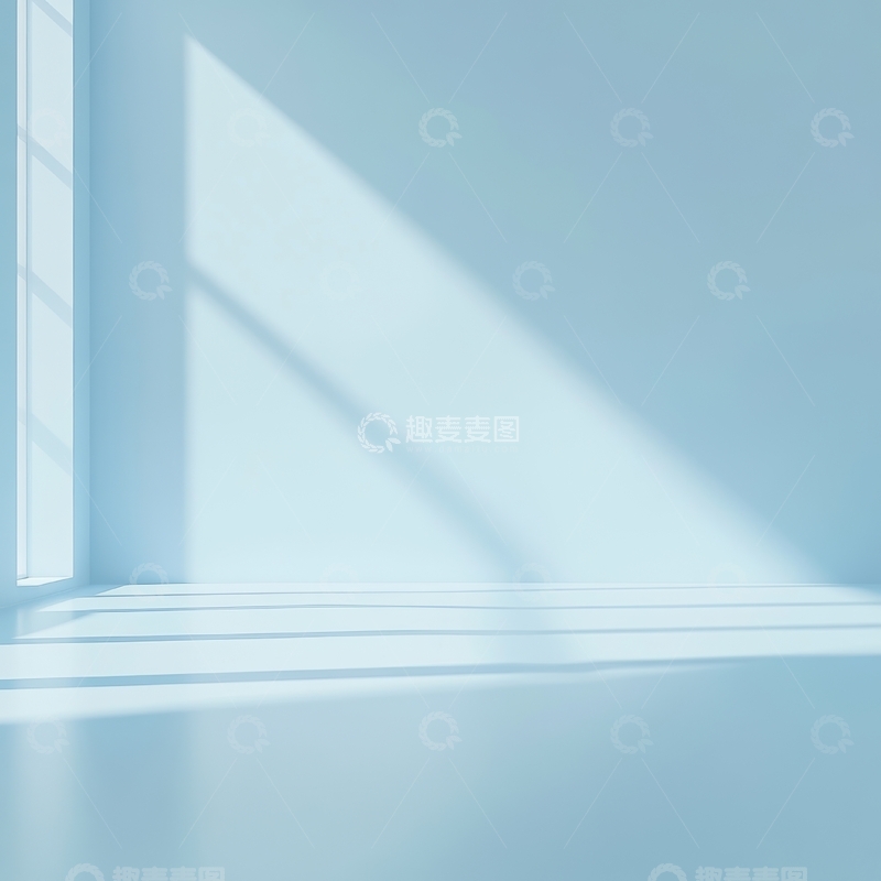 高清大图下载【趣麦麦图】阳光透过窗户洒在墙上的光影