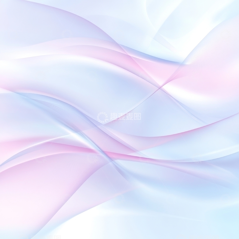 高清大图下载【趣麦麦图】柔和色彩的抽象波纹背景