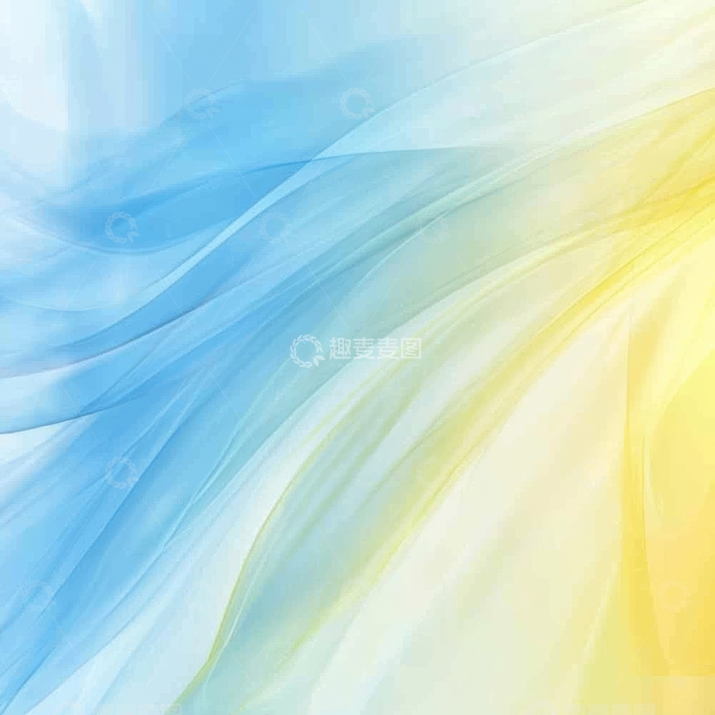 高清大图下载【趣麦麦图】蓝黄渐变抽象背景