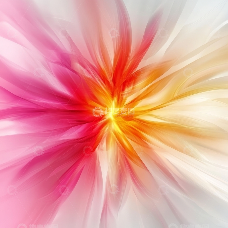 高清大图下载【趣麦麦图】色彩斑斓的抽象光影效果