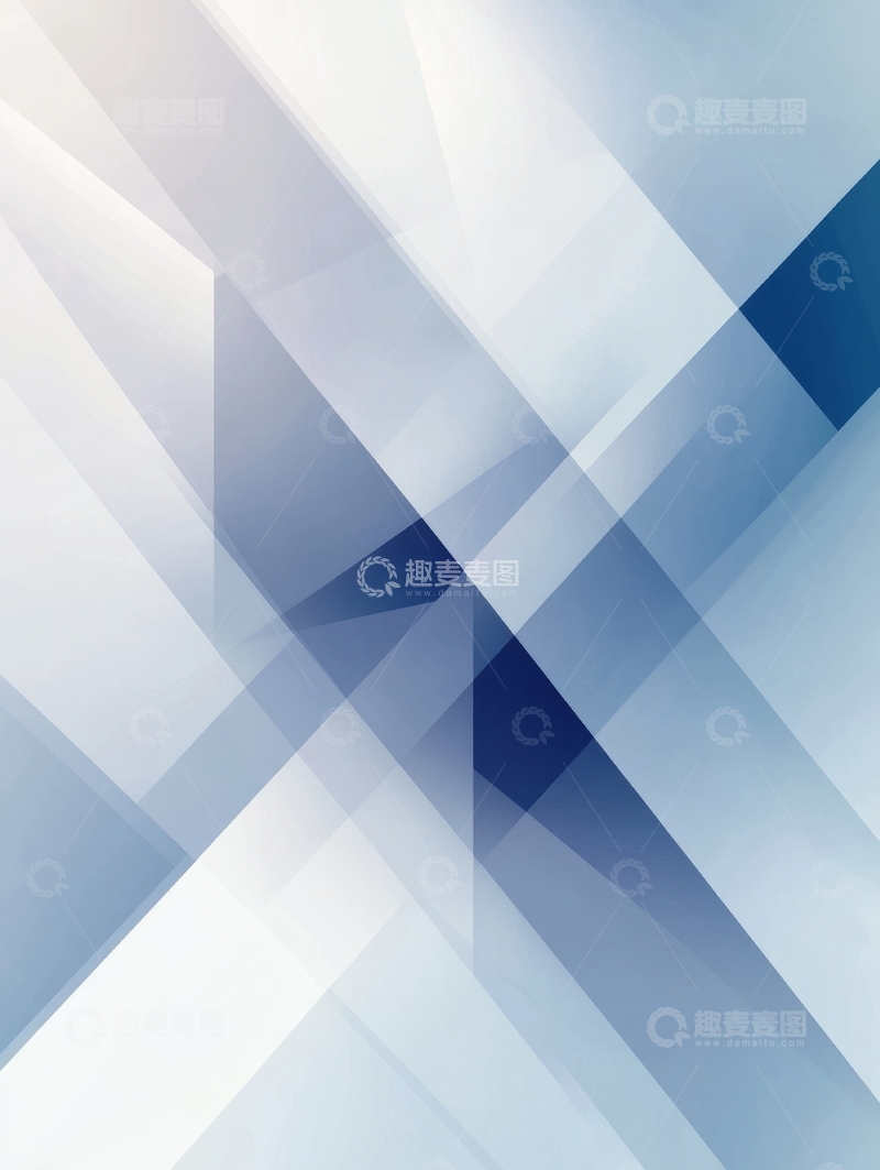 高清大图下载【趣麦麦图】蓝色几何抽象背景