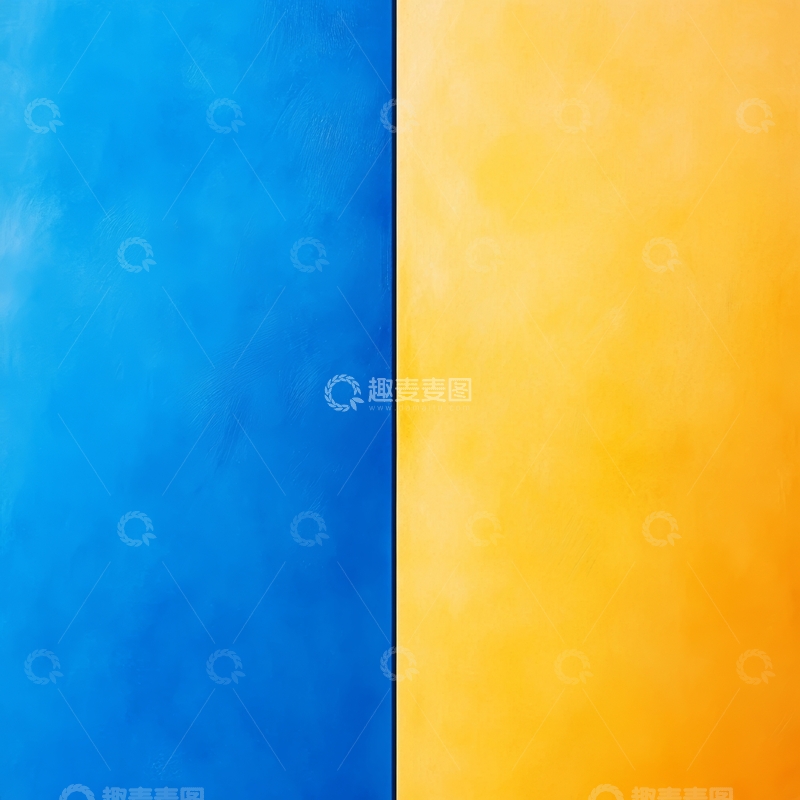 高清大图下载【趣麦麦图】蓝黄双色抽象背景