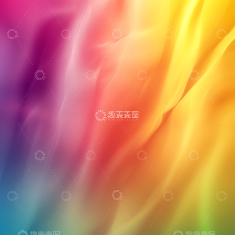 高清大图下载【趣麦麦图】彩虹色渐变抽象背景