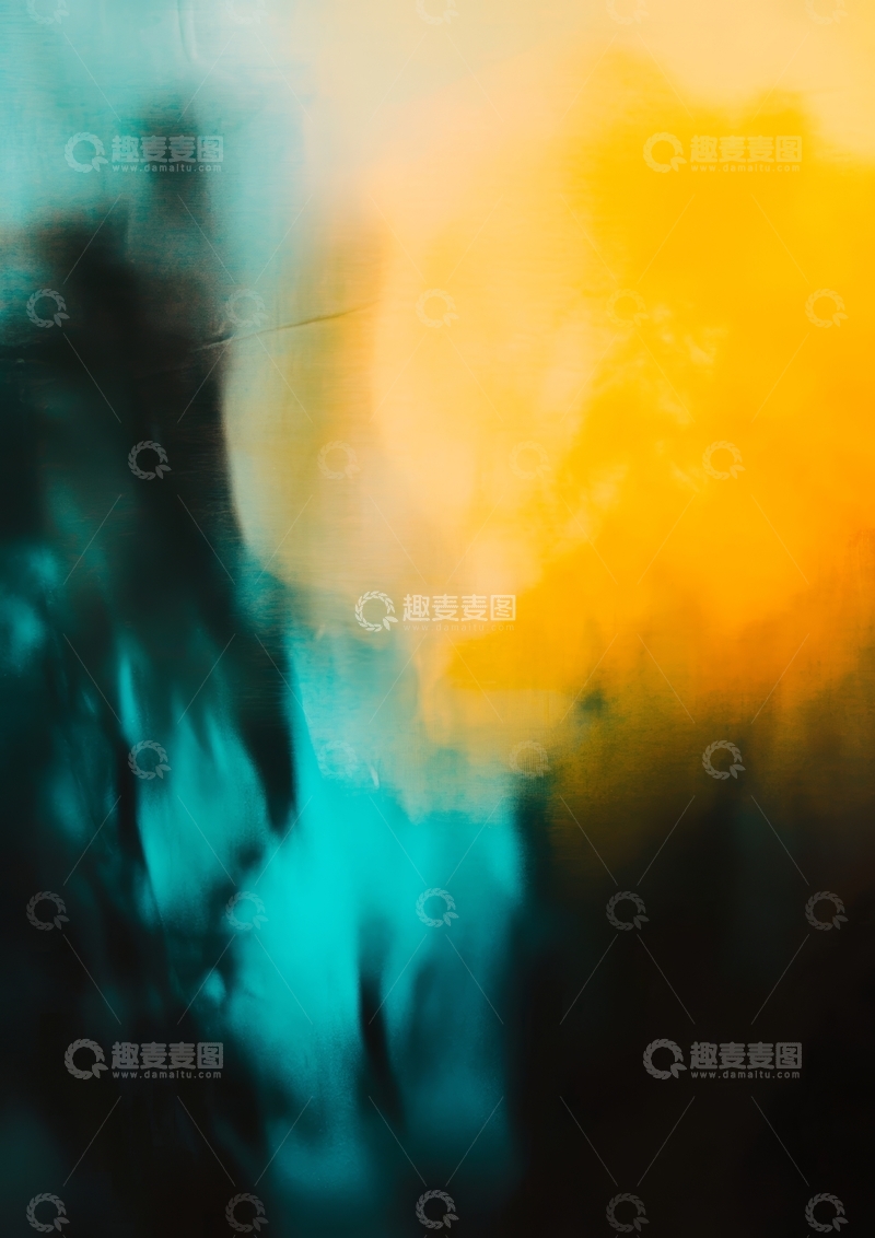 高清大图下载【趣麦麦图】模糊光影中的色彩碰撞