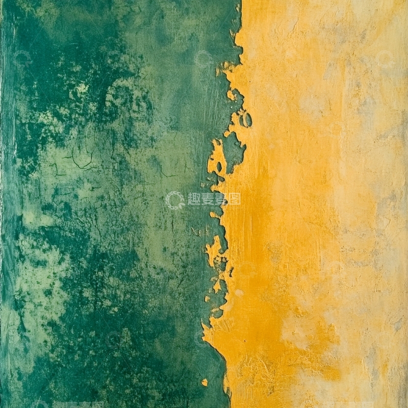 高清大图下载【趣麦麦图】抽象色彩对比画作